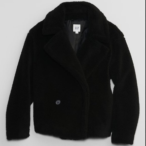 NWT GAP Relaxed Sherpa Moto Jacket - size XL - Picture 3 of 3